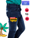 Boys Slim Fit Mid-Rise Light Fade Stretchable Jeans