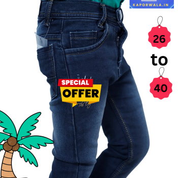 Boys Slim Fit Mid-Rise Light Fade Stretchable Jeans