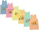 Kids Cotton White VesT Mix Pack